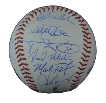 2012 New York Yankees Team Signed Baseball(23 Signatures including Ichiro and Jeter)